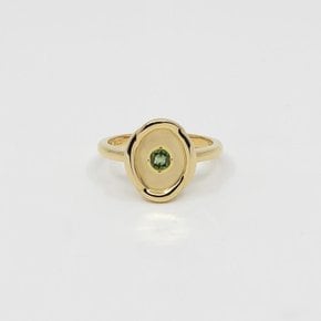 green tourmaline ring