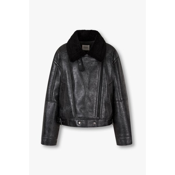 카라배색 빈티지 무스탕 9175461982099