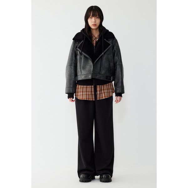 카라배색 빈티지 무스탕 9175461982099