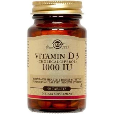 솔가 [해외직구] Solgar 솔가 비타민D3 콜레칼시페롤 1000IU 90정 Vitamin D3 Cholecalciferol 1000 IU - 90 Tablets