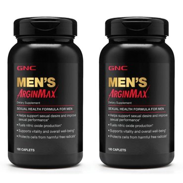 GNC 지엔씨 맨스 아르긴맥스 180캡슐 X 2통 남성용 아르기닌 징코빌로바