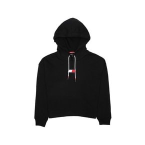 L/S 드롭 숄더 후드티 블랙 TP2T0123-BLK