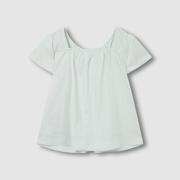 여 아일렛 반팔 파자마 셔츠 J2062010810BA