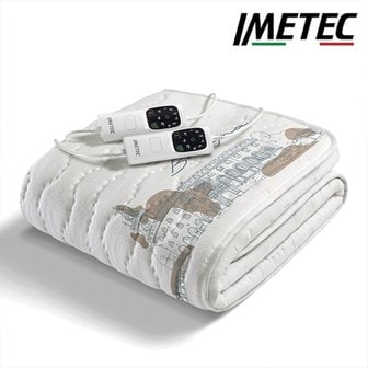 이메텍 순면 전기요 더블 2인용 볼로냐 IMB-096 전기장판 전기매트