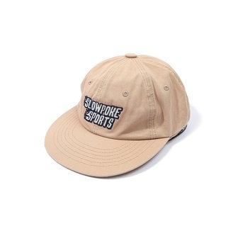 슬로우포크 Flame Logo 6-Panel Cap -Beige-