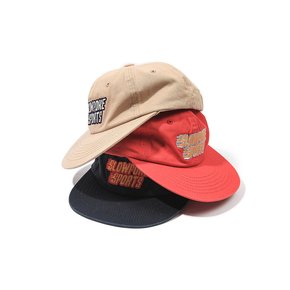 Flame Logo 6-Panel Cap -Beige-