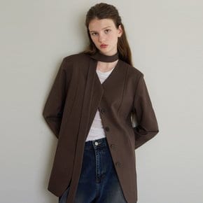 Mia No-Collar Jacket