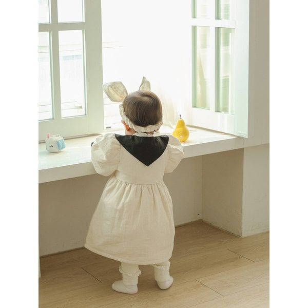 유니크한 쪼꼬미 - 유아 세일러 누빔 원피스