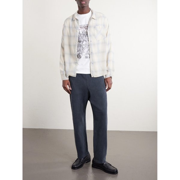 레미 릴리프 프린트 코튼 저지 티셔츠 46376663163074122