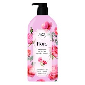 해피바스 플로레 머스크로즈 바디워시 900g