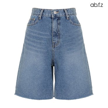 ab.f.z 원버튼 하프 코튼 데님 팬츠 (AFX2QE31A)