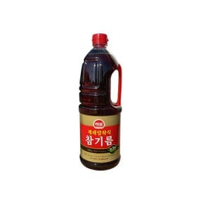 해표 재래압착식 참기름 1.8L 1개