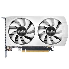 이엠텍 지포스 RTX 3050 MIRACLE WHITE D6 6GB 그래픽카드