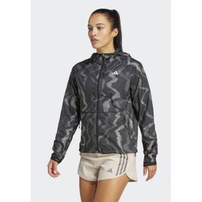 5057530 Adidas ULT PREM - Running jacket black reflective silver 105570007