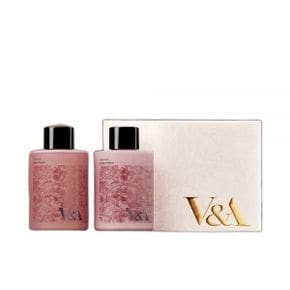 V&A Beauty 센티드 바디 케어 기프트 세트 [허베이셔스 페탈] (워시200mL, 로션200mL)