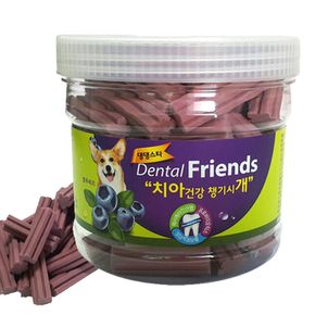 자견부터 치아건강 블루베리 스틱껌 300g