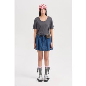 At Chouette _ 기본 U넥 티셔츠 LQTAX26400 [럭키슈에뜨]