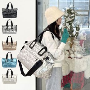 빅사이즈 패딩 퀼팅 보스턴백 숄더백 보부상 가방