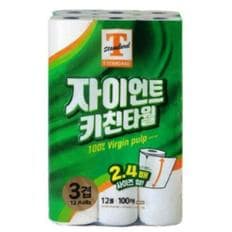 T 키친타올 STANDARD 자이언트 100매x12롤