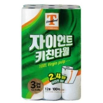  T 키친타올 STANDARD 자이언트 100매x12롤