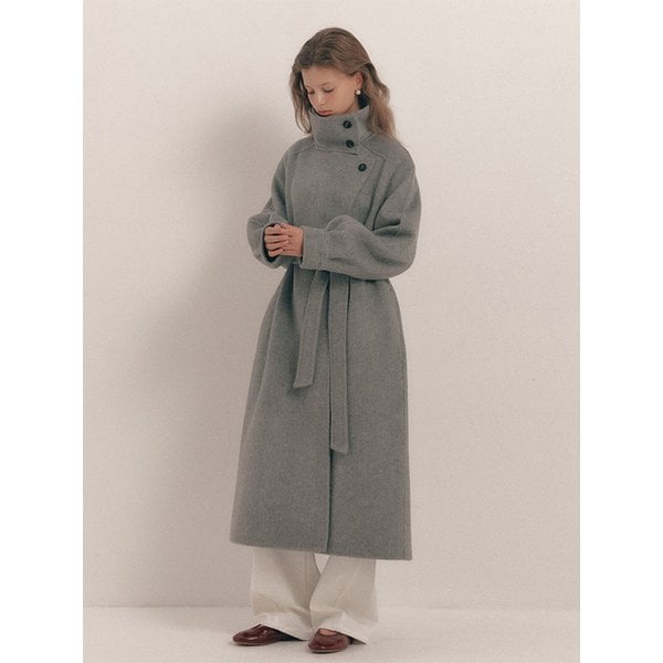 Classic High Neck Handmade Coat(2color)