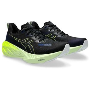 아식스 ASICS 노바블라스트 4 와이드 남성 런닝화 블랙 블루익스팬스 1011B694 003