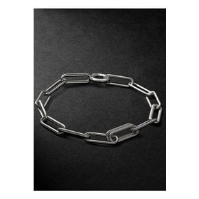 Elliptical Gold Chain Bracelet