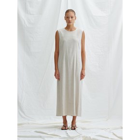 MARLEN LINEN DRESS (OATMEAL)