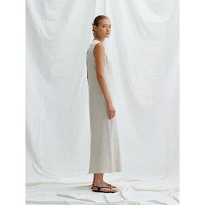 MARLEN LINEN DRESS (OATMEAL)