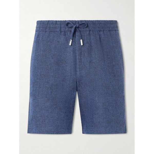 미스터 피 스트레이트 레그 헤링본 리넨 쇼츠 46376663163027151