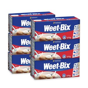  WEETBIX 위트빅스 오리지널 시리얼 375g 6개