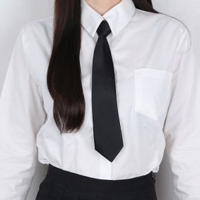 국산  무지블랙 32cm 자동넥타이 교복넥타이 정장넥타이   _P413038676