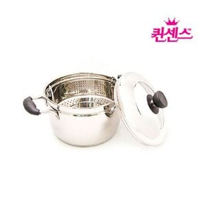 퀸센스 스팀쿠커 22cm 찜솥 스테인레스 양수 찜기[WA0587C][33292118]