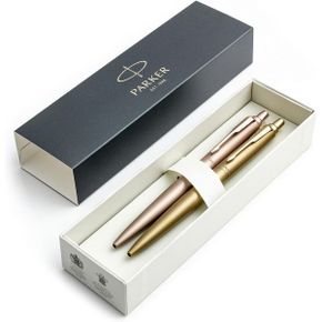 독일 파카 볼펜 Parker Jotter XL Ballpoint Pen Set of Monochrome Matt Gold and Rose Medium