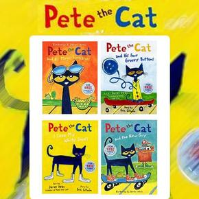 [작가 Eric Litwin] Pete the Cat Paperback 4종 Book Set