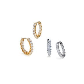 Diana Small Eternity Hoop Earring