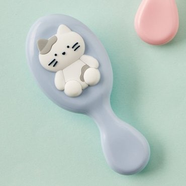 BUTTER(버터) [버터샵] 키치팝 밀크캣 헤어브러쉬 미니 블루