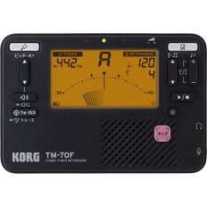 코르그 (KORG) 튜너 메트롬 TM-70F BK 블랙 쥬쥬쥬 브러쉬 밴드 오케스트라