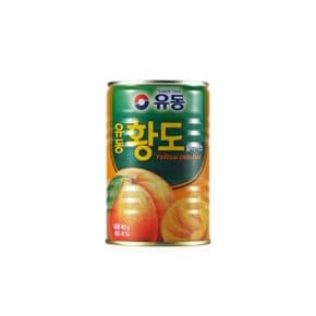 황도 슬라이스 400g 유동