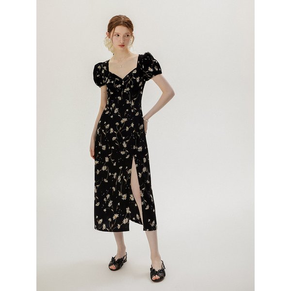 블랙 데이지 롱원피스