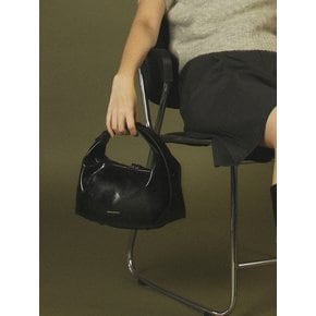 3way belted mini hobo bag _ Black