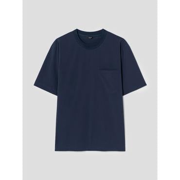 갤럭시라이프스타일 [三無衣服] 스트레치 기능성 라운드 티셔츠  블루 (GC5342S16P)
