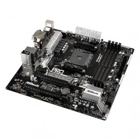 ASRock AMD B350 칩셋 탑재 ATX 메인보드 AB350M Pro4