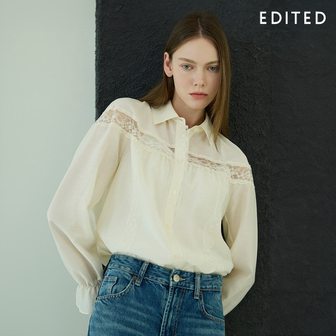 EDITED [25FW 최신상] 에디티드 클레어 레이스 블라우스 (+나시 탑)