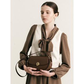 WD_Leather saddle handbag_BROWN