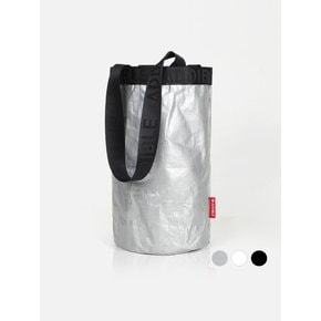 Cylinder Tarpaulin Bag Art silver