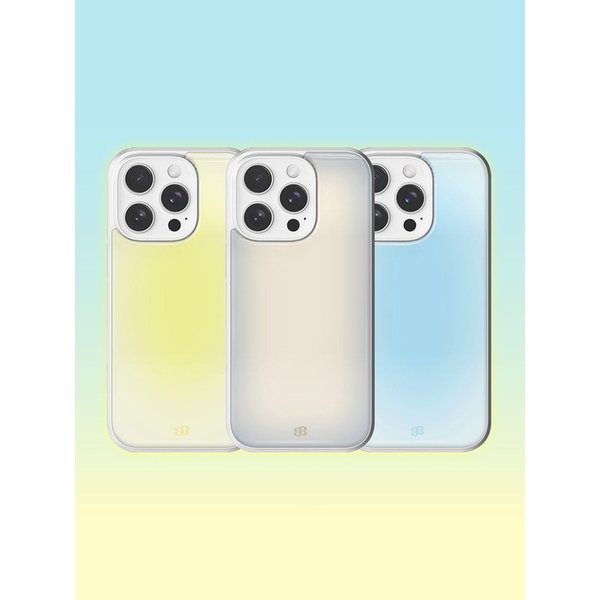 [모음전]오로라 에폭시 실버 범퍼 케이스 기본/맥세이프-10TYPE