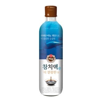  CJ제일제당 백설 참치액 순 더깔끔한맛 500g x10개