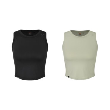 UFC SPORT UFC 그루브 슬림 크롭핏 슬리브리스 U4SLV3203