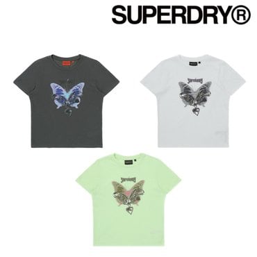 SUPERDRY 슈퍼드라이 W 버터플라이 티셔츠 (SDFISCP22)